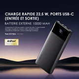 Batterie externe oraimo Toast 22,5 octets 10 000 mAh 22,5 W