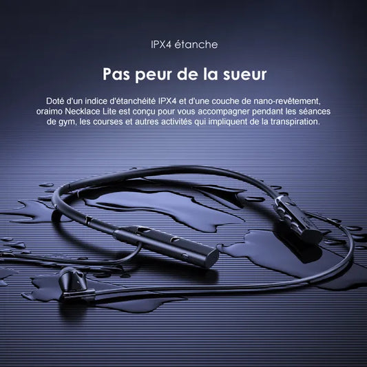Collier oraimo Lite avec vibrations pour appels sans fil