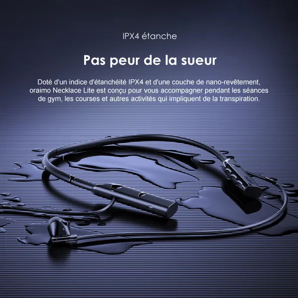 Collier oraimo Lite avec vibrations pour appels sans fil