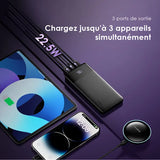 Batterie externe oraimo Toast 22,5 octets 10 000 mAh 22,5 W