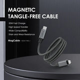 Câble de données oraimo MagCable 1M 20W Type-C vers Lightning