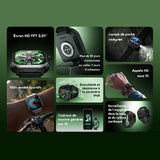 Montre connectée oraimo Lumos N avec écran HD 2,01 pouces et étanchéité IP68