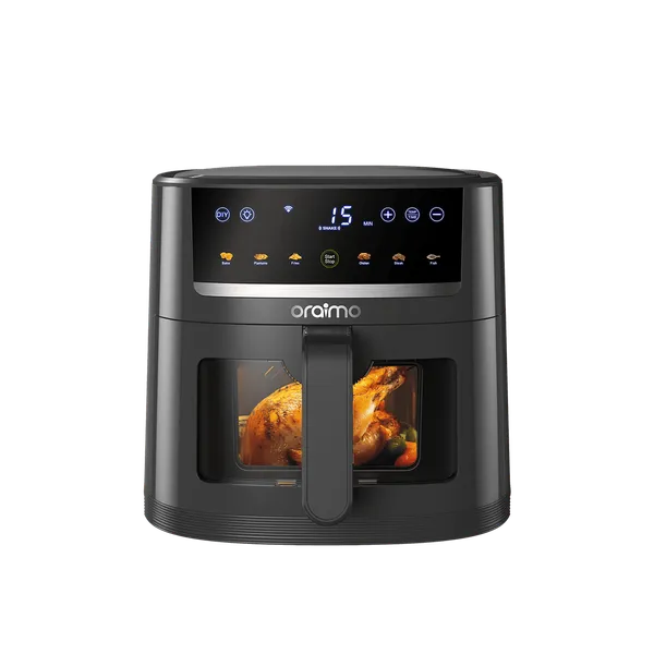 Friteuse à air chaud oraimo NutriFry S1 Ultra 1500W 6L avec écran tactile et application de contrôle