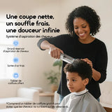 Tondeuse à cheveux pour bébé oraimo BabyClipper IPX7 avec aspirateur intelligent