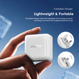 Kit chargeur mural oraimo PowerCube 20 Chic 20W GaN avec câble USB-C vers Lightning