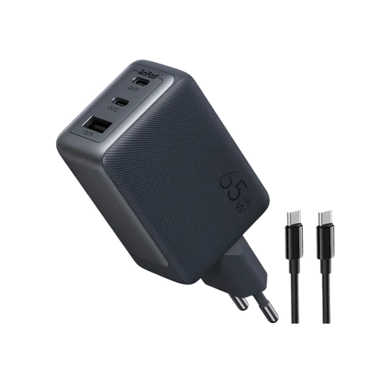 Kit chargeur mural GaN oraimo HyperGaN 65 65W avec câble CC 100W