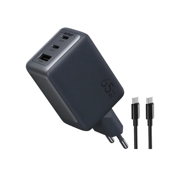 Kit chargeur mural GaN oraimo HyperGaN 65 65W avec câble CC 100W