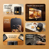 oraimo SmartAirFryer Friteuse à air intelligente visible de 1500 W