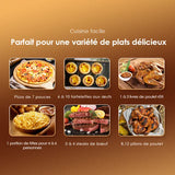 oraimo SmartAirFryer Friteuse à air intelligente visible de 1500 W
