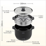 Cuisinière électrique oraimo SmartCooker 1000W 3L