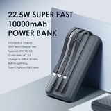 Batterie externe oraimo Slice Link Pro 10 000 mAh 22,5 W