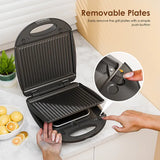 Appareil à sandwichs oraimo SmartSandwichMaker Plus 1200W avec plaques de cuisson amovibles