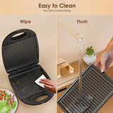 Appareil à sandwichs oraimo SmartSandwichMaker Plus 1200W avec plaques de cuisson amovibles
