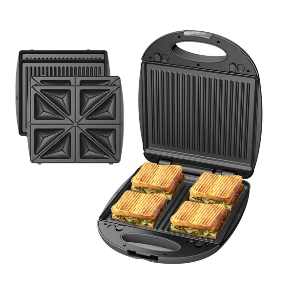 Appareil à sandwichs oraimo SmartSandwichMaker Plus 1200W avec plaques de cuisson amovibles