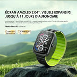 oraimo Watch Nova N Montre connectée en verre incurvé 2,5D