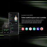 oraimo Watch Nova N Montre connectée en verre incurvé 2,5D