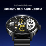 montre connectée oraimo Watch 5R Pro 1,43" AMOLED 2.5D à interface flottante IP68