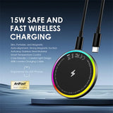 Plaque de chargement sans fil magnétique PowerDock 15 W oraimo