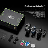 Montre connectée oraimo Watch Pro X 1,43'' Amoled IP68 avec 2 boîtiers et bracelets interchangeables