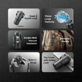 oraimo ThermoGo Thermos isotherme en acier inoxydable de 750 ml