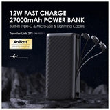 Batterie externe oraimo Traveler Link 27 27 000 mAh 12 W