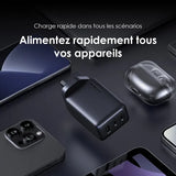 Kit chargeur mural GaN oraimo HyperGaN 65 65W avec câble CC 100W
