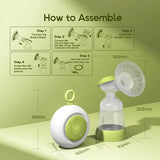 oraimo HandPump Tire-Lait Manuel Sans BPA Léger