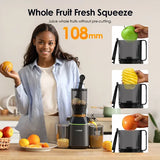 Extracteur de jus lent oraimo EasyJuice, diamètre 108 mm, 800 ml
