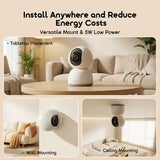 Caméra IP de vision nocturne oraimo Vigicam 3MP Ultra HD
