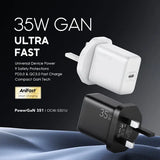 Kit de chargeur ultra-rapide GaN 351 35W oraimo PowerGaN 351