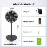 Ventilateur sur pied rechargeable oraimo AirCruze 14 pouces