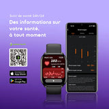 Montre connectée oraimo Watch 6 Lite 2,01'' avec une interface utilisateur élégante