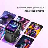 Montre connectée oraimo Watch 6 Lite 2,01'' avec une interface utilisateur élégante