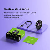 Montre connectée oraimo Watch 6 Lite 2,01'' avec une interface utilisateur élégante