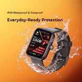 montre connectée oraimo Watch Nova 2, écran tactile incurvé AMOLED 2,01 pouces, IP68