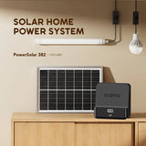 Système d'alimentation solaire domestique oraimo PowerSolar 382, durée de vie de 10 ans, puissance de charge de 22,5 W
