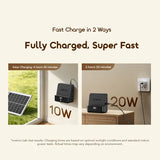 Système d'alimentation solaire domestique oraimo PowerSolar 382, durée de vie de 10 ans, puissance de charge de 22,5 W
