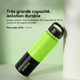 oraimo ThermoGo S710 Bouteille d'eau isotherme à double isolation 710 ml