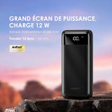 Batterie externe oraimo Traveler 12 octets 20 000 mAh 12 W