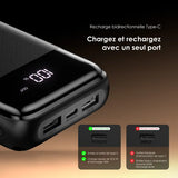 Batterie externe oraimo Traveler 12 octets 20 000 mAh 12 W