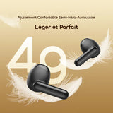 Écouteurs sans fil oraimo SpaceBuds Air 38 heures Smart Finder