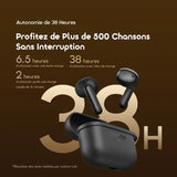 Écouteurs sans fil oraimo SpaceBuds Air 38 heures Smart Finder