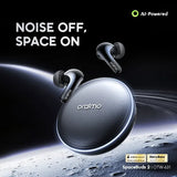 Écouteurs sans fil oraimo SpaceBuds 2 AI Smart avec 45 heures d'autonomie