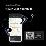 Écouteurs sans fil oraimo SpaceBuds 2 AI Smart avec 45 heures d'autonomie