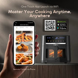 Friteuse à air chaud oraimo NutriFry S1 Ultra 1500W 6L avec écran tactile et application de contrôle