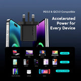 Kit de chargeur compatible oraimo PowerCube 202 type UK 20W