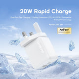 Kit chargeur oraimo PowerCube 201 avec prise britannique 20 W