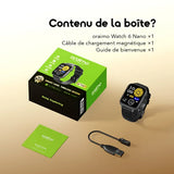 montre connectée oraimo Watch 6N avec écran tactile couleur de 1,83 pouce
