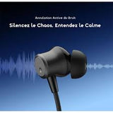 Écouteurs intra-auriculaires oraimo Necklace 5 avec réduction de bruit de 30 dB et vibration lors des appels
