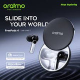 Écouteurs sans fil oraimo FreePods 4 ANC - Bleu nébuleuse